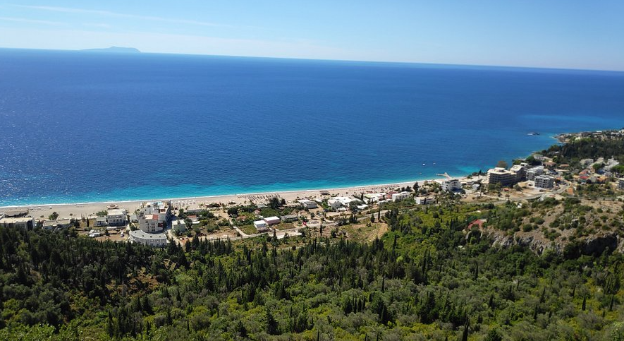 Dhërmi Beach, Dhërmi, Vlorë County, Albania